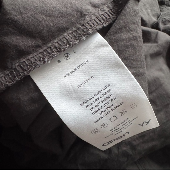 Open YY rolled waist tiered skirt - Picture 5 of 5